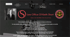 Desktop Screenshot of keithshortlaw.com